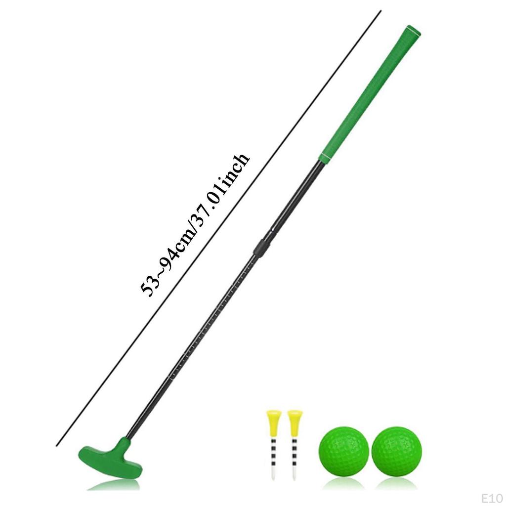 Verstellbarer Golf-Putter für Rechts- und Linkshänder mit einziehbarer Funktion