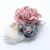 Wrist Corsage,Wedding Bridal Wrist Corsage Bridesmaid Fake Rose Pearl Bracelet