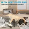 4L Stainless Steel Pet Cat and Dog Drinking Fountain Ultra-Silent Water Pump Suitable for Multiple Pet Drinking Bowls