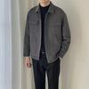 Corduroy Jacket Men's Spring Autumn Korean Trendy Handsome Work Clothes Lapel Short Loose