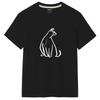 OKSTAR Drawing Cat Short Sleeve T-Shirt (Type A)