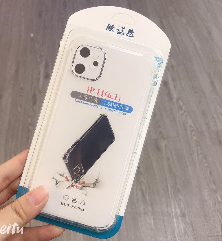 Applicable to iphone11Promax thickened silicone anti-drop mobile phone case Apple 11 four-corner transparent protective cover manufacturer