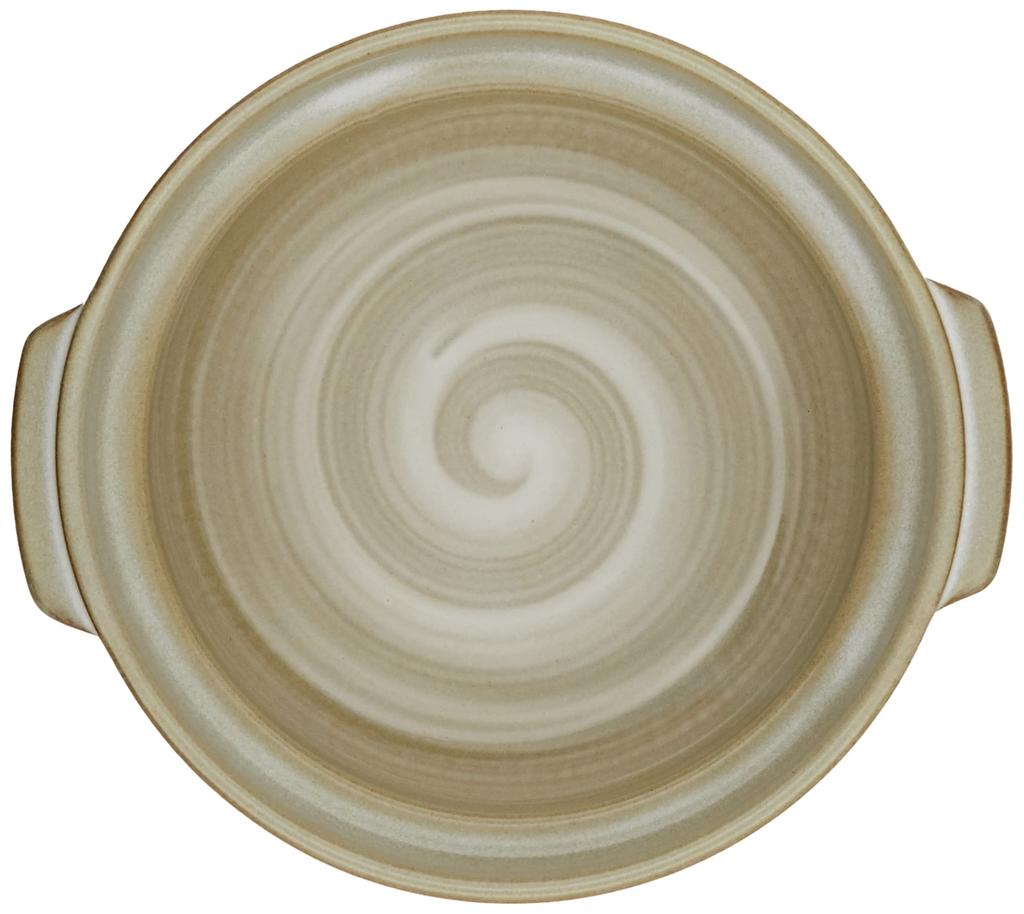 Banko Ware Ginpo Hana Mishima Extra Deep Pot 6 Person Diameter 19cm X Height 15cm Direct Heat Safe Microwave Safe Made In Japan 21681 No. 1-2