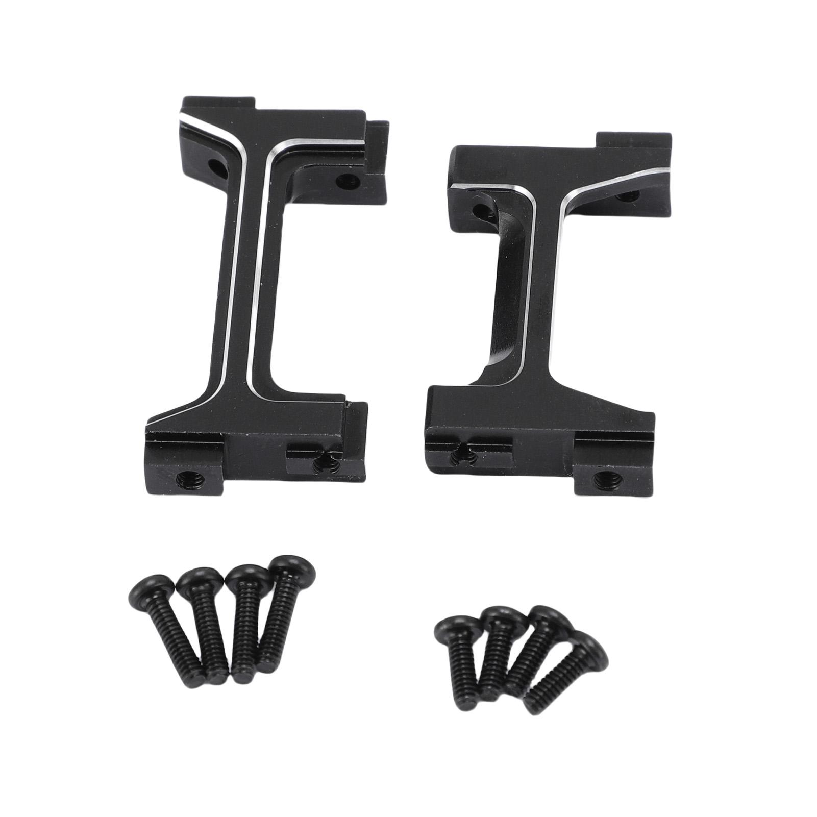 

Комплект кронштейнів бампера з алюмінієвого сплаву з ЧПУ для автомобіля 118 Кріплення переднього та заднього бампера Чорний