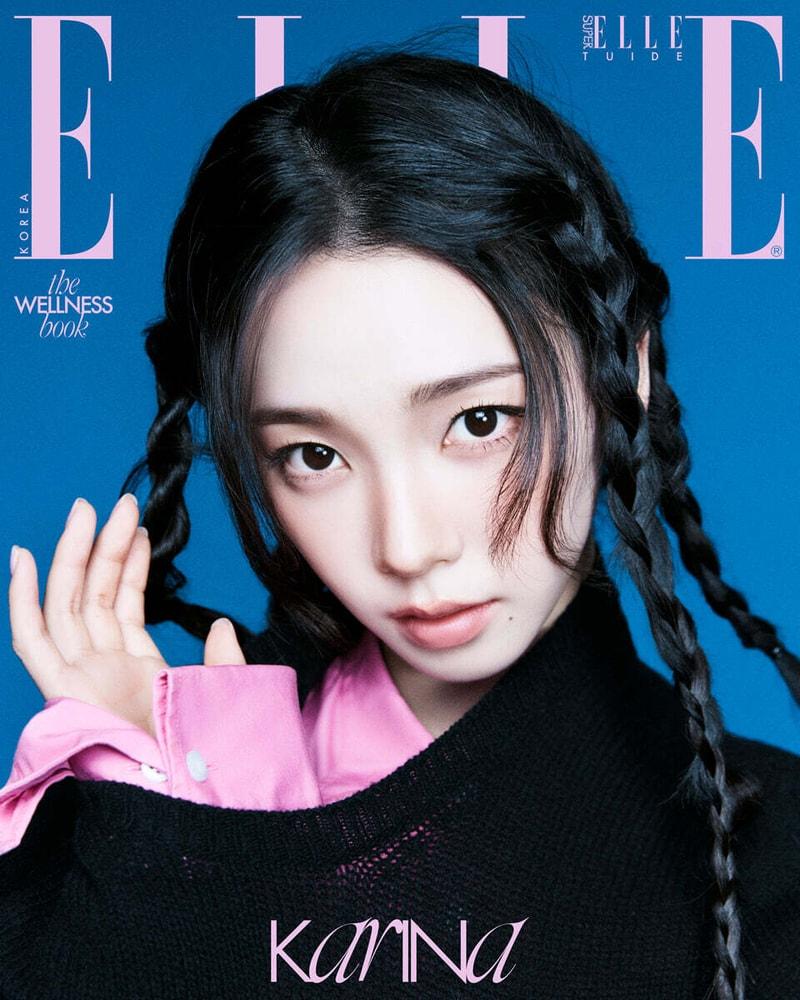 Hivatalos ELLE Elle: Magazin 2026.09 Borító aespa Karina
