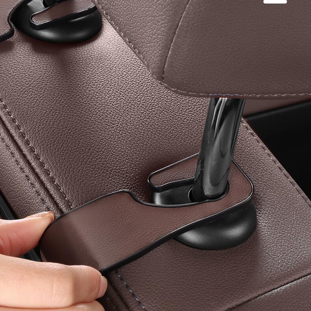 Car Back Seat Organizer with 2 Drink Cup Holder Tissue Box and Storage Box Hook Multi-functional Storage Box