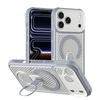 iPhone 17 Pro Max Magnetic Case with 360° Rotating Stand & Heat Dissipation