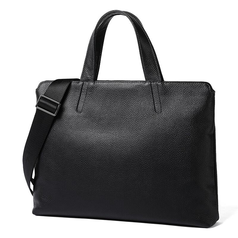 Мужской портфель SCHWARZETIENNE из натуральной кожи 38cm*6.5cm*28cm