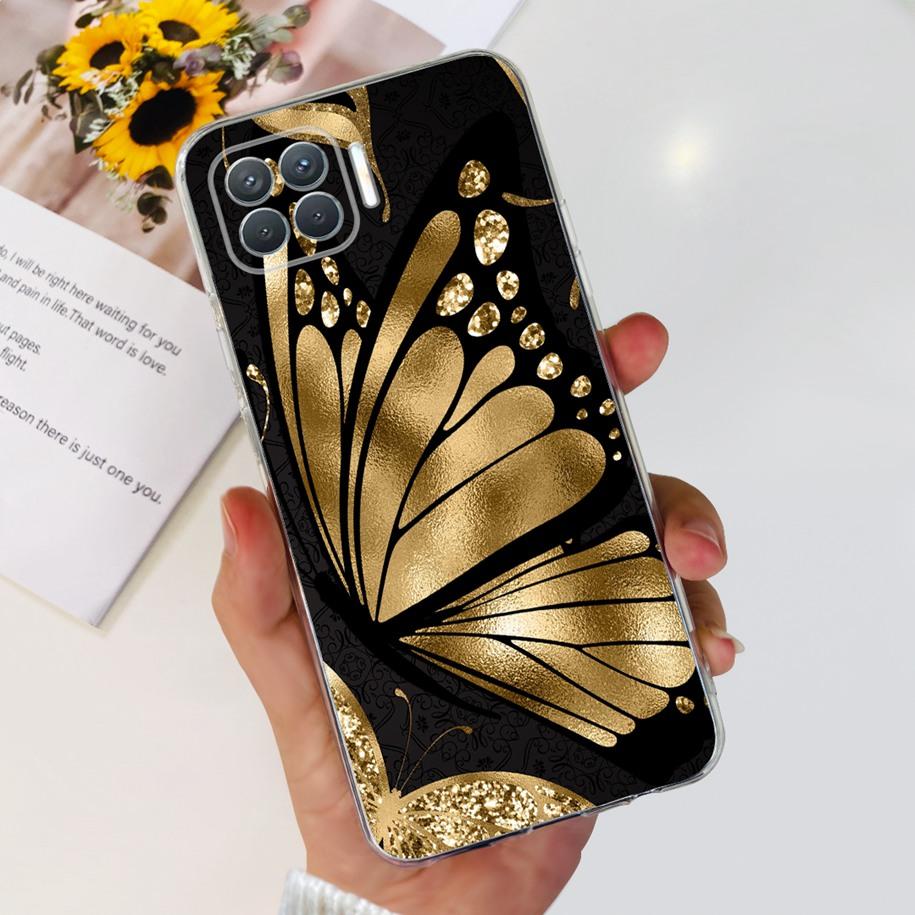 For OPPO Reno 4 Lite Case CPH2125 Phone Case Cute Cartoon Soft Silicone Back Cover For OPPO F17 Pro CPH2119 Coque A93 2020 Funda