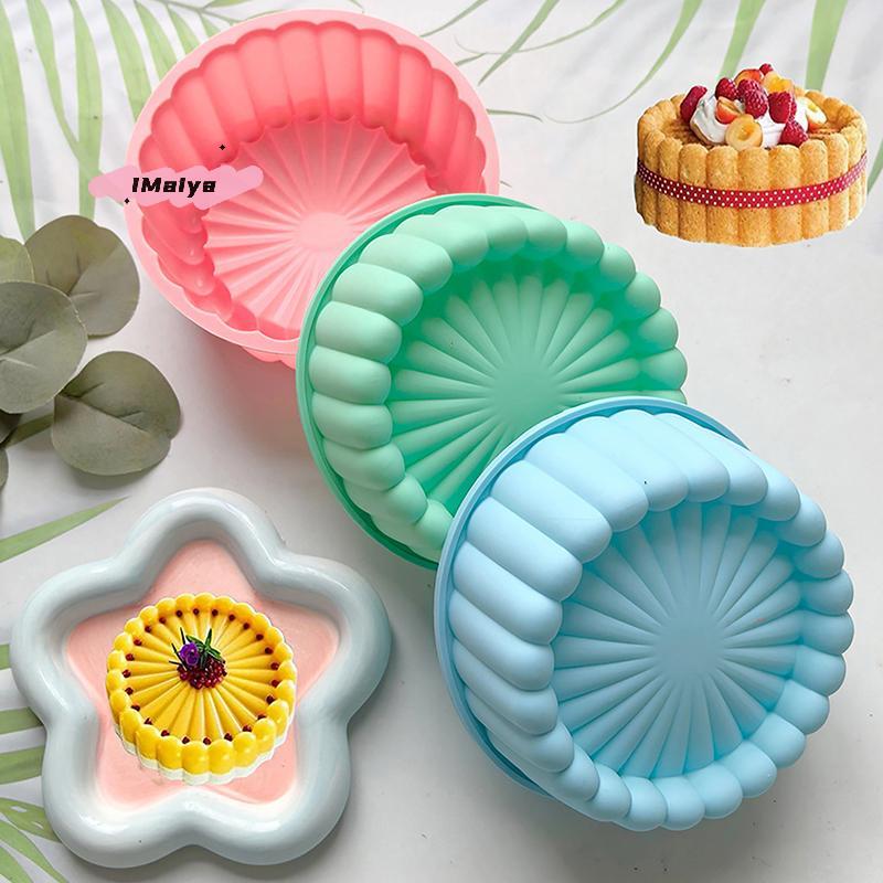 Large Sunflower Silicone Cake Mold Circular Chocolate Jelly Mould DIY Dessert Pudding Baking Tray Birthday Gift Bakeware
