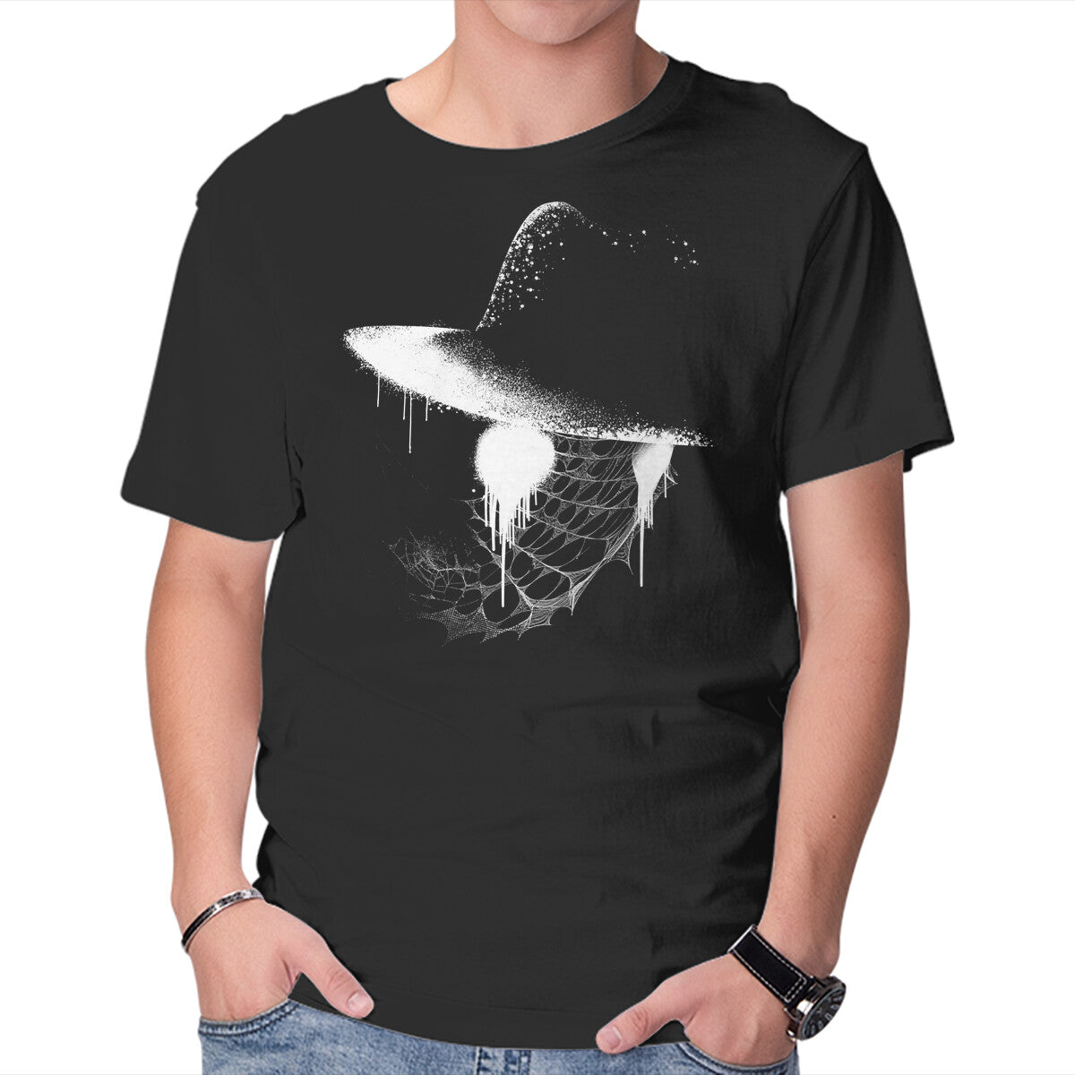 Unisex Crew Neck T-Shirt Detective Noir Graphic Short Sleeve Casual Tee XS