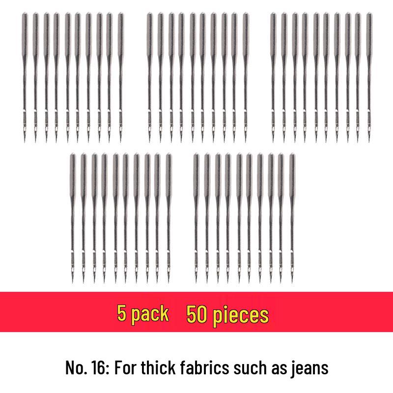 Traditional Sewing Machine Needles Set: Multi-model Accessories, Foot Pedal, Anti-Skip, Garment & Overlock Compatibility