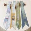 Multifunctional French Painterly Style Hair Band Headwear Scarves 6.5cm*90cm