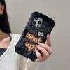 Plush Street Style Cartoon Eye Fashion Soft Phone Case for iPhone 17 Pro Max 16 15 14 13 Pro Cute Girly Fuzzy Protective Cover