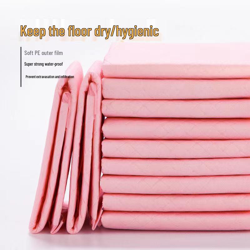 Thickened Pink Absorbent Dog Urine Pad - Training Pad for Pets