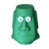 1/2Pcs 3D Printed Moai Statue Fidget Toy, Eye Popping Stone Statue Stress Relief Toy, Easter Island Head Statue Desk Toy for Home Office