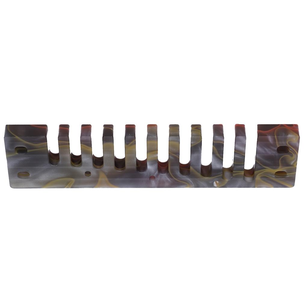 Harmonica Comb Part for HOHNER Marine Band Crossover Deluxe Acrylic Wind Instrument AccessoriesAmber