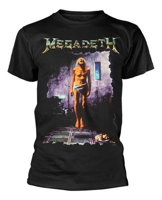 Unisex Shirt Cotton Oversize Large Size Negra «countdown To Extinction» De Megadeth - Nueva