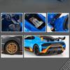 1/24 Scale Lamborghini Huracan STO V10 Supercar Model Alloy Die Cast Vehicle Model Home Interior Collection Decorative Ornaments Gift
