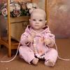 KEIUMI Muñeca Reborn de 18 Pulgadas Vinilo de Silicona Suave Piel 3D con Venas Visibles Bebés Niña Recién Nacida Realistas Para Regalos de Navidad