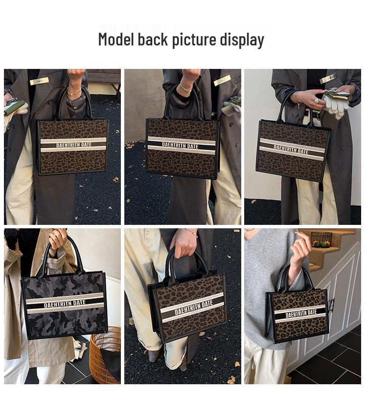 2025 Modna Wszechstronna Torba na Ramię Tote o Dużej Pojemności z Kokardą Szalikową