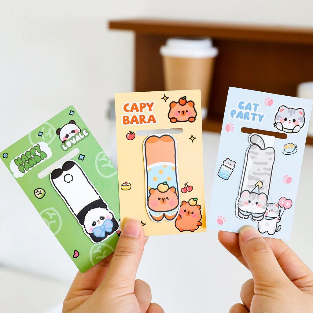 Cute Magnetic Page Marker Double-Sided Magnetic Book Page Holder Animal Magnetic Bookmark Slim Cartoon Bookmark Clip For Gifts