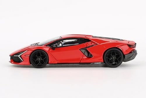 MINI GT 1/64 Lamborghini Revuelto Arancio Duck Lucido (Rechtslenker) Fertiges Produkt
