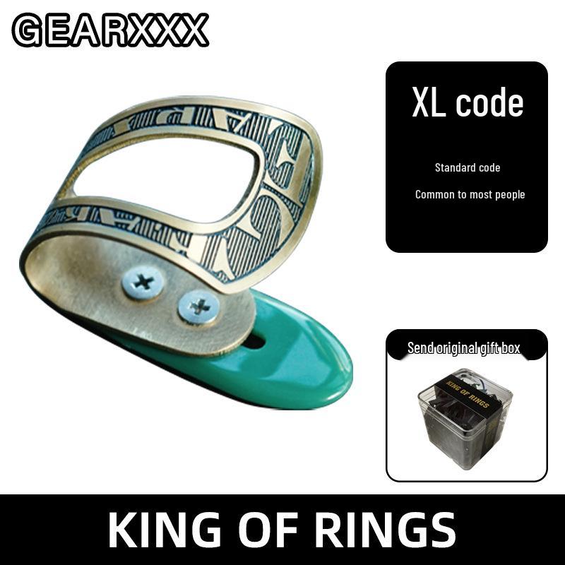GEARXXX Handgemaakte Gitaar Duim- en Vingerplectrums: Vingerprikbeschermer Rechts