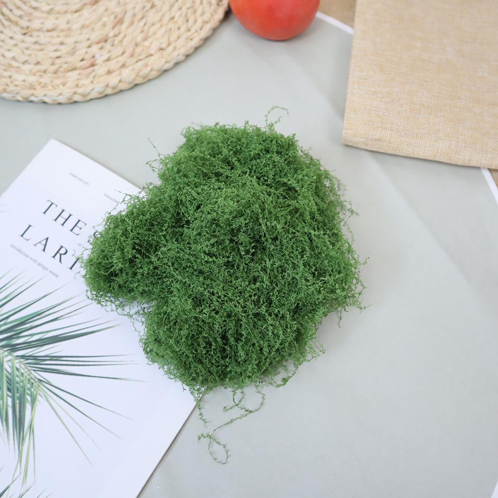 

Декорация из полиэстера, имитирующая зеленый мох, легко рвется руками, для свадьбы в лесном стиле и наружного микроландшафтного пейзажа.