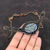Lapis Lazuli Necklace Copper Wire Wrapped Necklace Gemstone Copper Jewelry Adjustable Chain Necklace Handmade Dainty Jewelry Engagement Gift