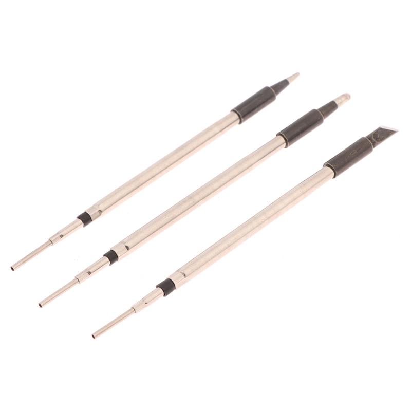 Ceramic Heating Core Soldering Iron Tip Blade Tip Horseshoe Tip Round Pointed Stainless Steel Soldering Iron Tool Accessories