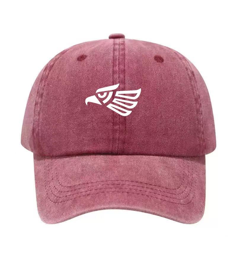 Mexican Eagle Printed Washed Cotton Adjustable Baseball Cap Classic Snapback Dad Hat Breathable Golf Fishing Outdoor Sun Cap