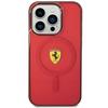Ferrari Fehmp14Xurkr Iphone 14 Pro Max 6.7 Červený/Red Tvrdý Kryt Průsvitný Magsafe
