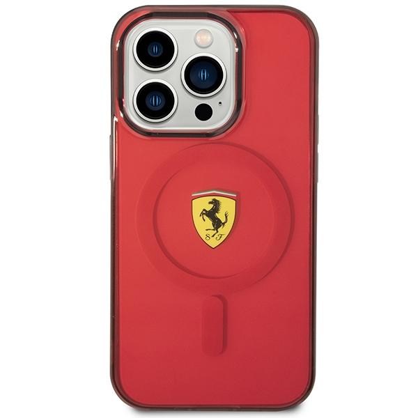Ferrari Fehmp14Xurkr Iphone 14 Pro Max 6.7 Czerwony/Red Hardcase Translucent Magsafe