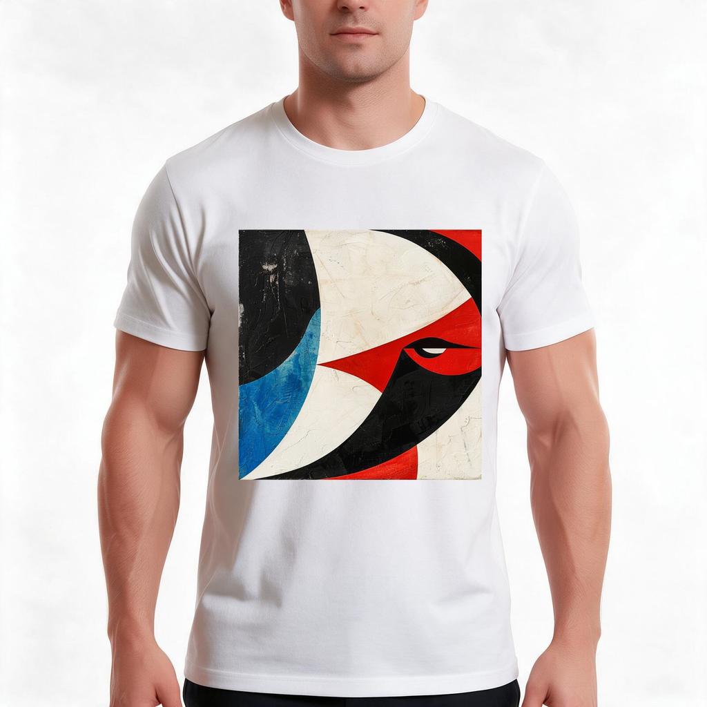 Red Moon Tshirt Summer Casual Cotton Tee Oversized Streetwear Tops Vintage Graphic Print Loose Fit Short Sleeve