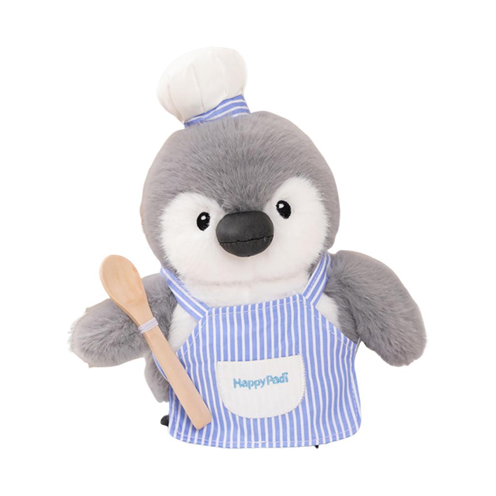 Cute Penguin Plush Toy Chef Painter Fishing Penguin Doll Machine Doll