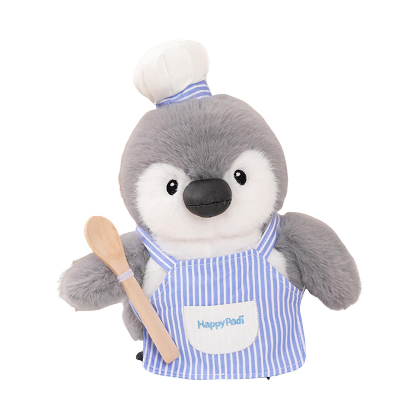 

Cute Penguin Plush Toy Chef Painter Fishing Penguin Doll Machine Doll One Size