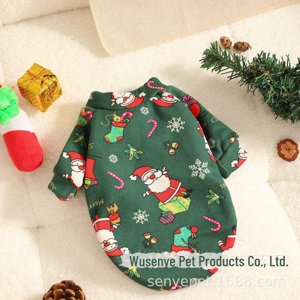 Dual-Color Pet Winter Hats: Festive Cat & Dog Costume for Christmas Season