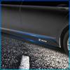 2Pcs Carbon Car Door Side Skirt Sill Stripe Sticker Anti-scratch Refit Sticker For BMW M Performance 1 3 5 7 Series M3 M4 M5 M6 X1 X3 X5 X6 X7 E30 E3
