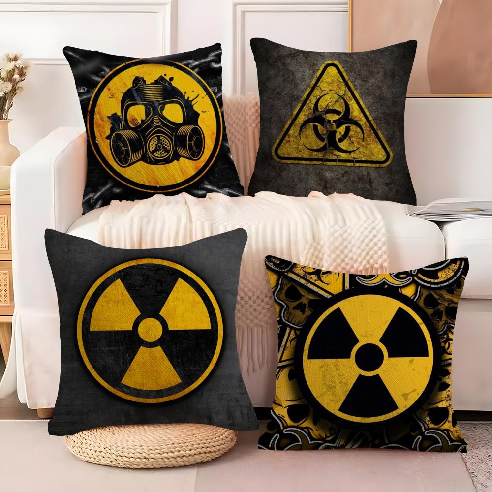 SStalker Game Cushion Cover Soft Plush Sofa Cushion CoverDoubleSided Printed Decorative Pillow CaseWarm Home Gift