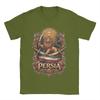 Flag With Lion And Sun Persian Heritage Unisex Unisex T Shirts Pahlavi Funny Tees Crewneck Tshirt Cotton Gift Tops