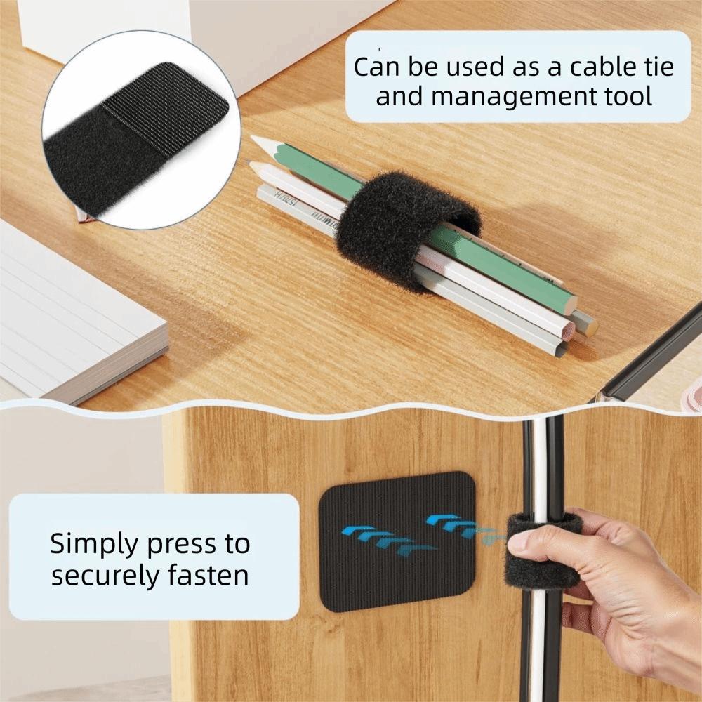 41Pcs Hidden Cord Organizer Under Desk Data Cable Storage Space Saving Cable Organizer Home