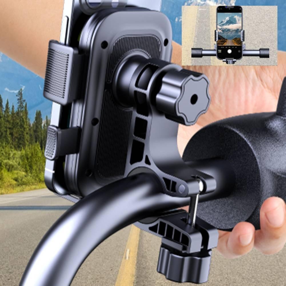 Motorcycle Navigation Phone Holder 360 Degree Adjustable Bracket for Safety