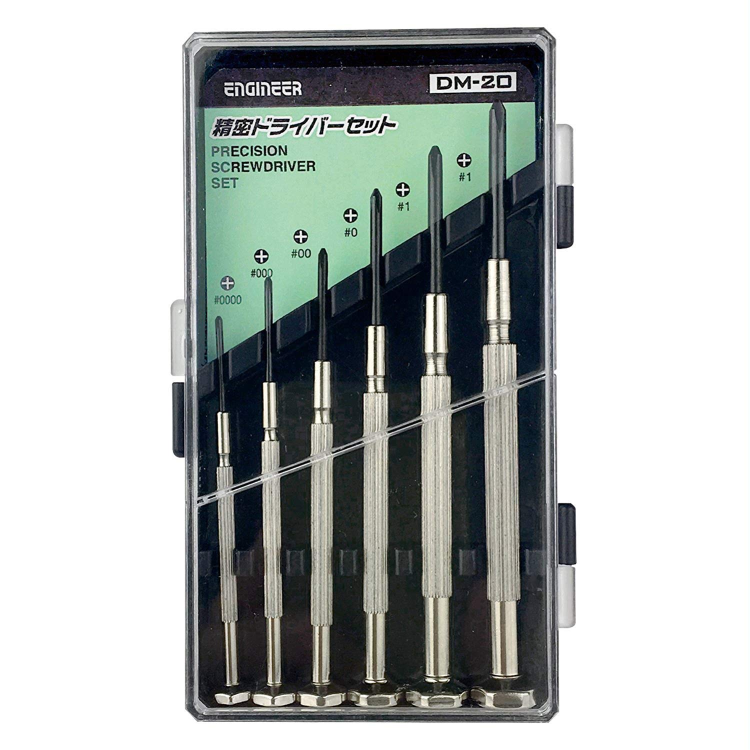 

ENGINEER Engineer + precision screwdriver set 6 pieces DM-20