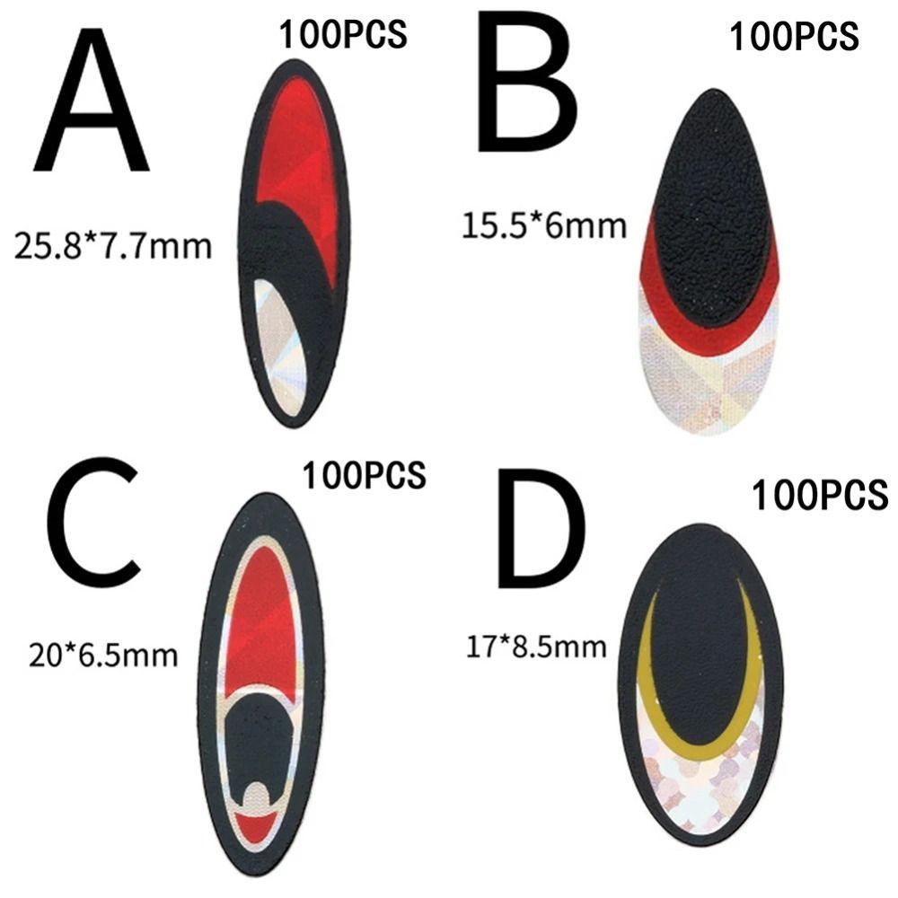 Realistic Simulation Fisheye Holographic Fake Bait Sticker Fishing Lure Eyes  Fly Tying