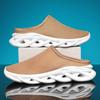 Fashion Lightweight Men's Breathable Half Slippers Comfortable Summer Flat Casual Walking Sneaker Soft Sole Outdoor Zapatillas Hombre