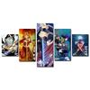 Modular Canvas Paintings Wall Art 5 Pcs Anime Demon Giyu Tomioka Posters Prints Modern Pictures Living Room No Frame Home Decor