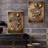Metal Figure Statue Posters Print Modern Lovers Sculpture Canvas Painting Wall Art Wall Pictures for Room Home Decoration