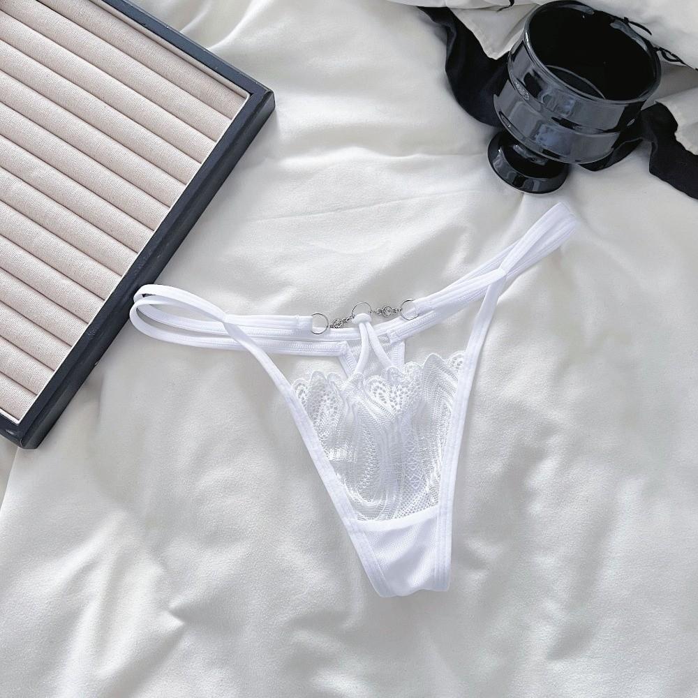 Low Waist Lace Panties Chain Thin Belt Thong Sweet Fashion Underwear for Women  Women