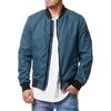 Men's Trendy Plus Size Bomber Jacket - Spring/Autumn Zipper Outerwear 5XL